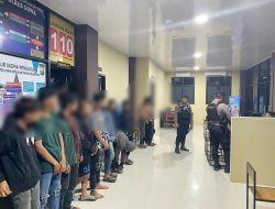 Tim Patroli Polres Gowa Berhasil Amankan Kelompok Anak Jalanan yang Bawa Senjata Terlarang