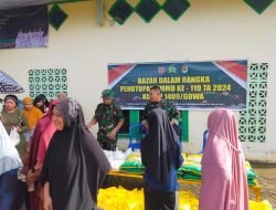 Bazar Pangan Murah Warnai Penutupan TMMD ke-119 Kodim 1409/Gowa