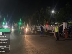Personel Polres Sinjai Bersama Polsek Jajaran Rutin Amankan Sholat Tarawih