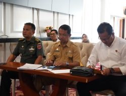 Wakili Pangdam XIV/Hsn, Pamen Ahli Bid. Ekonomi Mengikuti Rakor Pengendalian Inflasi Daerah di Kantor Gubernur Sulsel