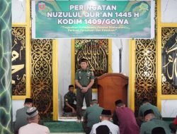 Kodim 1409/Gowa Peringati Nuzulul Qur’an 1445 H
