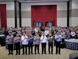 Sinergi Forkopimda Sulsel, Pangdam XIV/Hsn Bersama Stake Holder Sulsel Mengikuti Rakor Kesiapan Operasi Ketupat 2024