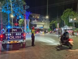 Polres Sidrap Gencarkan Patroli Blue Light di Malam Hari