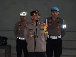 Kapolres Bone Memimpin Apel Gelar Pengamanan Takbiran Menjelang 1 Syawal 1445 H