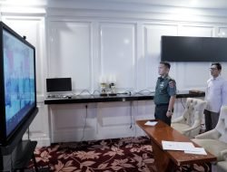 Melalui Virtual,Pamen Ahli Bid Ekonomi Mewakili Pangdam XIV/Hsn Hadiri Rakor Pengendalian Inflasi Daerah