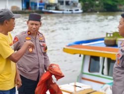 Jelang Lebaran,Wakapolres Sinjai Bersama Sat Polairud Cek Kapal Penumpang di Cappa Ujung