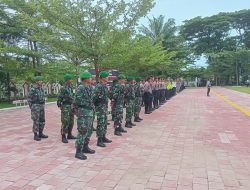 Kodim 1409/Gowa Ikuti Apel Gelar Pasukan Operasi Ketupat 2024