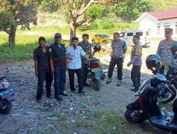 Lanjutkan Program Kapolda Sulsel, Personil Polsek Watang Pulu, Giat Gerakan Bersih Presisi