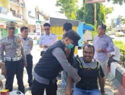 Mudik Lebaran,Polres Sinjai Lakukan Pengecekan Kesehatan Sopir Angkutan Umum