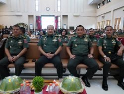 Kodam XIV/Hsn Menggelar Ibadah Paskah di Gereja Satria Kasih Yonif 700/WYC