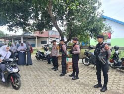Patroli Sekolah,Kasat Samapta Imbau Pelajar Tidak Konvoi Usai Pelaksanaan Ujian Nasional