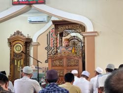 Kapolres Sidrap Pimpin Safari Sholat Jumat di Masjid Al Abrar Maritengnga
