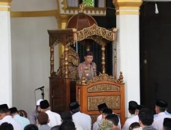 Wakapolres Sinjai Sampaikan Imbauan Kamtibmas Usai Sholat Jum’at di Mesjid Nurul Amal Bikeru