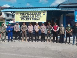 Kabag Ops Polres Sinjai Cek Pos Pam Ops Ketupat, Pastikan Pelayanan Optimal