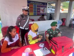 Pemeriksaan Kesehatan Mendalam untuk Personil Pos Pam Ketupat Polres Sidrap dan Pemudik di Pos Istirahat