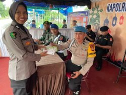 Sie Dokkes Polres Takalar Cek Kesehatan Personel Yang Terlibat Dalam Operasi Ketupat 2024