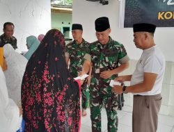Kodim 1409/Gowa Salurkan Zakat Untuk Warga Sekitar