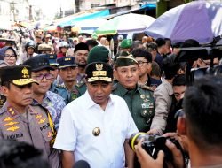 Menjelang HKBN,Pangdam XIV/Hsn Bersama Forkopimda Sulsel Lakukan Peninjauan Pasar