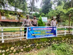 Antisipasi Kecelakaan Saat Mudik Lebaran, Sat Lantas Polres Sinjai Kembali Pasang Spanduk Imbauan di Titik Rawan Kecelakaan
