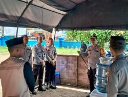 Didampingi PJU, Kapolres Takalar Cek Kesiapan Pos PAM Operasi Ketupat 2024 di Aeng Towa