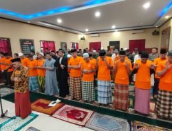 Tahanan Polres Gowa Rayakan Idul Fitri dengan Penuh Suka Cita