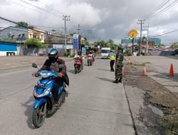 Sinergitas TNI-POLRI Amankan Arus Mudik Lebaran di Wilayah Kab.Gowa