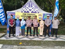 Kabag Ops Polres Sinjai Pantau Pos Ops Ketupat 2024, Menjaga Kondusifitas Arus Balik Lebaran