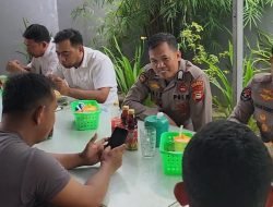 Jalin Silaturahmi,Kapolsek Pattallassang Gelar Halal Bihalal Dengan Anggotanya Bersama Personel Polsek Bontonompo