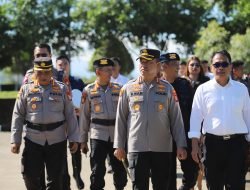 Kapolres Gowa Dampingi Kapolda Sulsel Dalam Serah Terima Jabatan Pangdiv 3 Kostrad Pakkatto