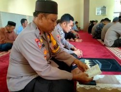 Rutin Gelar Binrohtal, Kapolres Sinjai : Tingkatkan Iman dan Taqwa Personel Kepada Allah SWT