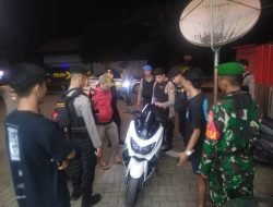 Patroli Gabungan TNI-Polri Dalam Rangka Cipta Kondisi di Wilayah Hukum Polsek Marbo