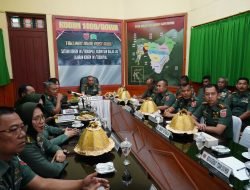 Kodim 1409/Gowa Terima Kunjungan Tim Wasrik Post Audit Itdam XIV/Hasanuddin