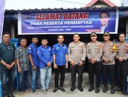 Kapolres Sidrap bersama Waka Polres Temui Tokoh Partai Politik Jelang Pemilihan Kepala Daerah
