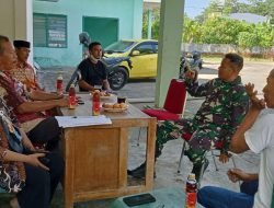 Danramil 06/Bajeng Komsos Di Balai Pertainan Kelurahan Mataallo