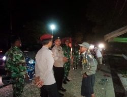Patroli Bersama Jaga Kamtibmas, TNI-Polri di Sidrap Tunjukkan Kekompakan