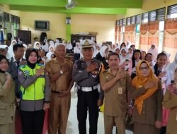 Edukasi Tertib Lalu Lintas, Sat Lantas Polres Sidrap Gelar ‘Police Go To School’
