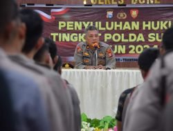 Kasubsiluhkum Sikum Polres Bone Wakili Polres Bone dalam Lomba Penyuluhan Hukum Tingkat Polda Sulsel