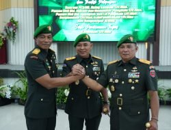 Pangdam XIV/Hsn Memimpin Sertijab Delapan Pejabat Kodam XIV/Hsn
