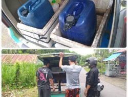 Ops Cipkon Polsek Sinjai Utara Amankan 75 Liter Miras Jenis Ballo