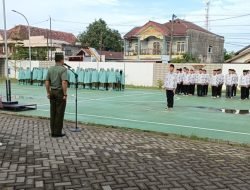 Danramil 06 Bajeng Sebagai Pembina Upacara Bendera di Sekolah Mahasantri Hafidz Al Qur’an