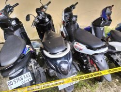 Satlantas Polres Sinjai Amankan 4 Unit Sepeda Motor Hasil Patroli Balap Liar