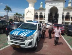 Personel Sat Lantas Polres Sidrap Berikan Pelayanan Pengawalan Mobil Jenazah Dari Rumah Duka ke Pemakaman