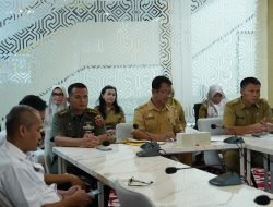 Wakili Pangdam, Pamen Ahli Bid. Ekonomi Poksahli Hadiri Rakor Inflasi Pengendalian Inflasi Daerah 2024