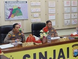 Kapolres Sinjai Pimpin Anev Anggaran dan Bahas Penanganan Tipiring Miras Melalui Zoom Meeting