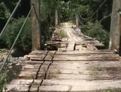 Jembatan Gantung Desa Paranglompoa Kabupaten Gowa Butuh Perhatian Pemerintah