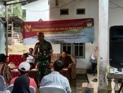 Danramil 1409-07/Tompobulu Berikan Sosialisasi nilai-nilai Pancasila dan Wawasan Kebangsaan Kepada Warga di Wilayah