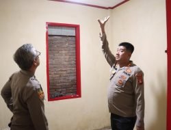 Polri Presisi, Kapolres Pelabuhan Makassar Cek 5 Lokasi Bedah Rumah di 2 Kecamatan