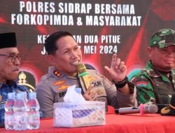 Kapolres Sidrap bersama Forkopimda Pimpin Jumat Curhat di Kecamatan Dua Pitue