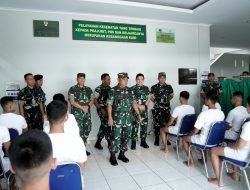 Pangdam XIV/Hsn Tinjau Langsung Pelaksanaan Tahapan Seleksi Catar Akademi TNI TA. 2024