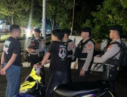 Patroli Blue Light Sat Samapta Polres Takalar Sasar Fasilitas Publik